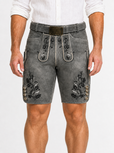 Lederhose Luigi mit Gürtel